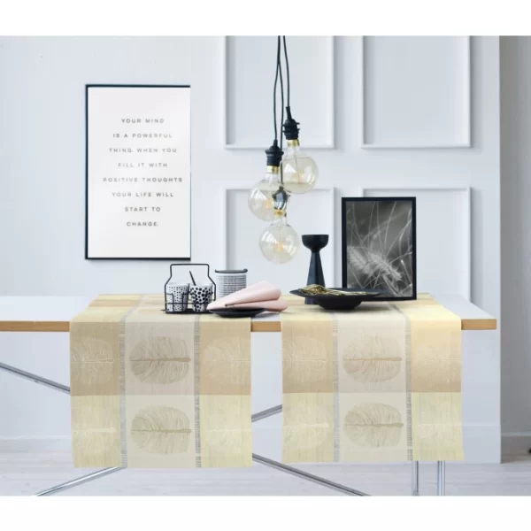 Apelt Loftstyle 2717 Tischläufer – 48×140 Cm – Zartes Apricot 1